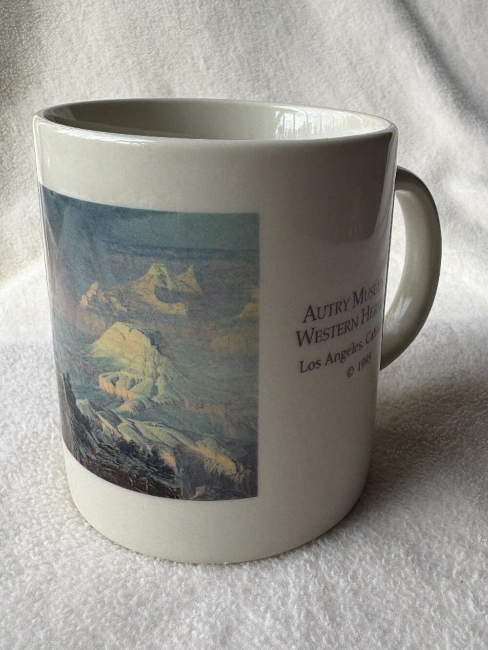 Vintage 1995 Autry Museum Grand Canyon Painting Coffee Mug